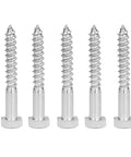 Heavy Duty Wood Hex Lag Screws With Half Thread, Self Tapping Design, No Pre Drill Needed, Made From A2-70 Stainless Steel