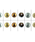 Physics Balls Set Of 12 Drilled 25mm Balls With 3mm Center Holes In Durable Plastic Storage Container Includes Aluminum Brass Copper Steel Zinc And Wood