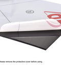 UHMW Polyethylene Sheet 6.1 X 8 X 0.08 Inches Black Pack Of 2 built tough with protective cover partially removed