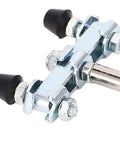Close-up of Push Pull Action Toggle Clamp 45kg Heavy Duty Clamp For Workshop Tasks Durable Iron Construction Easy Mount Base With Three Holes