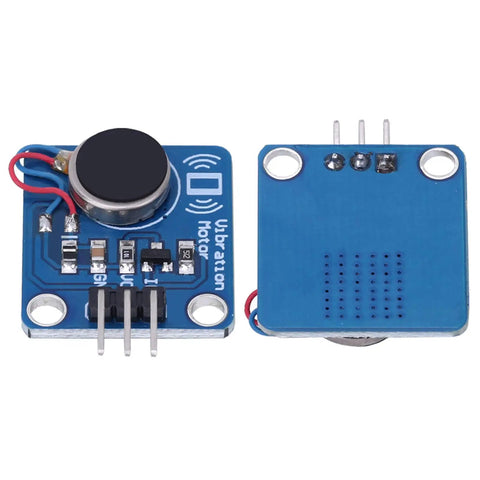 3 Pack DC 5V 9000 RPM Dope Vibration Module For DIY Projects PWM Controlled Industrial Vibe Motor Shock Vibration Motor For Electric Machines And Robotics Applications, blue PCB