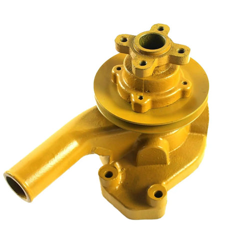 Heavy Duty Water Pump For Komatsu Engines 2D94 3D94 4D94 Model, durable yellow metal cooling component for direct swap replacement.