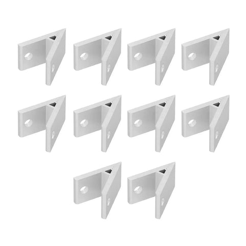 Heavy Duty Aluminum Angle Corner Brackets 10 Pack For 2020 3030 4040 Aluminum Extrusion T Slot Rail Joints Built Tough For DIY Projects