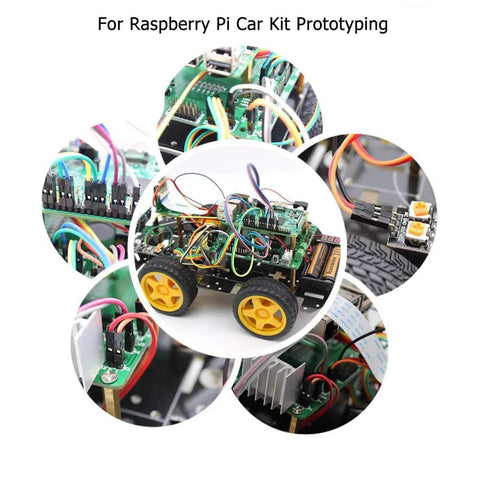 360 Piece Multicolor Breadboard Jumper Wires Kit Featuring 30.5cm 12in, 20.5cm 8in, 10.4cm 4in Dupont Cables for Raspberry Pi car