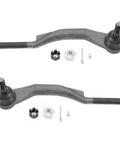 Top Shelf 2 Pack Front Outer Tie Rod Ends Featuring Pre Greased Socket Joints For Tight Steering Hookup and Hassle Free Bolt Up Swap On Chevy Buick Gmc Isuzu Suspension with hardware.