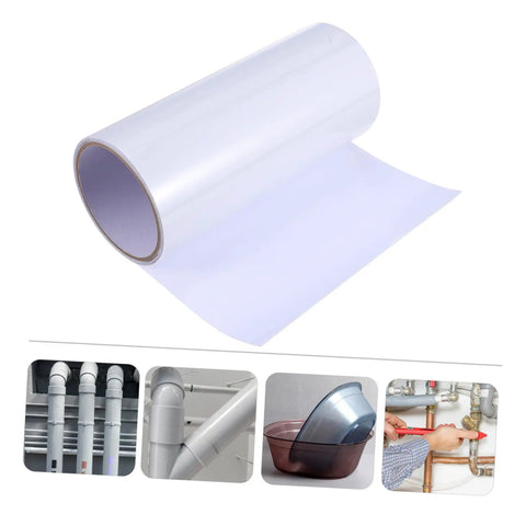 Flexible Waterproof Mending Tape For Pipes And Leaks Quick Repair Sealing Tape roll with use scenarios on pipes and buckets