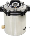 OLizee electric heated autoclave steam sterilizer, 4.7 gal (18 L), stainless steel shell