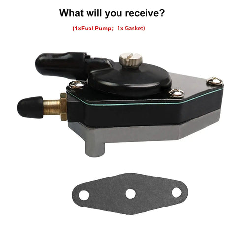 Outboard Fuel Pump With Gasket 18-7352 Replacement For Johnson Evinrude 25HP To 140HP Boat Motors 1960s To 1990s