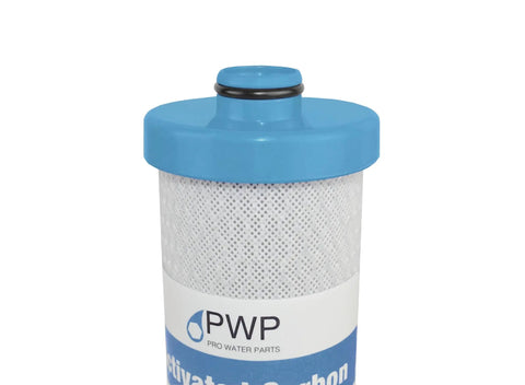 Activated Carbon Block Push-Nipple Cartridge 2.5x10 Inch Replacement For RV Water Filtration In RCS FR1 Housing