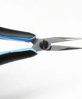 Smooth Jaw Snipe Nose Pliers For Jewelry Making And Crafting, 6.24 Inch Length, 0.8mm Tip, Ergonomic Micro-Touch Handles, side view