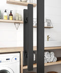 24 Inch Matte Black H-Shape Double-Sided Barn Door Pull Handle Set For Glass And Wood Doors Stainless Steel 2 Pack showcase