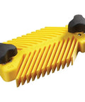 Killer Universal Featherboard Set For Table Saw Fence Work, yellow magnetic featherboard with grip knobs for stability.
