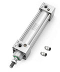Heavy Duty Pneumatic Air Cylinder SC Series 32x125 Double Acting, 1-1/4 Inch Bore And 4.92 Inch Stroke, Aluminum Alloy Body