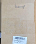 Front view of Briwoody 50-pack 1/2 inch PEX suspension pipe clamps box, butterfly style, black.