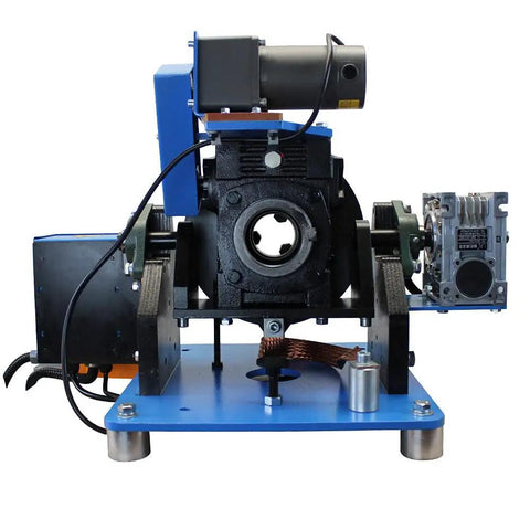 Top Rated Welding Rotary Positioner An Eight Inch Chuck Turntable, showing front view with 110V motor and sturdy base.