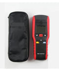 No Sweat Wall Scanner And Stud Finder With Live Wire Detection Wood Metal Detector Featuring LCD Screen and carrying case.