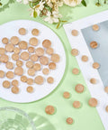 160 Pcs Wood Hole Plugs Set Four Styles One Half Inch Two Fifths Inch Three Fifths Inch Three Quarters Inch Hardwood Button and Mushroom Plugs.
