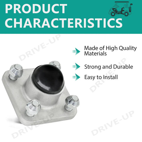 2 Pack Front Wheel Hubs For Yamaha Golf Carts Fits G2 G8 G9 G14 G16 G19 G22 G29 Drive Models No-Fuss Install Replacement Part