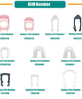 280 Pieces Fuel Line Retainer Clips Set With 11 Sizes For 1/2 Inch And 5/8 Inch Fuel Lines Fits Ford LaCrosse Century Allure Lucerne GMC Envoy And Other GM Vehicles Must Have Auto Repair Gear OEM replacement clips by part number