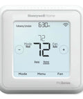 No Sweat Wiring Z Wave Plus Programmable Touchscreen Thermostat Featuring Smartstart Automation display showing 72 degrees in white frame.