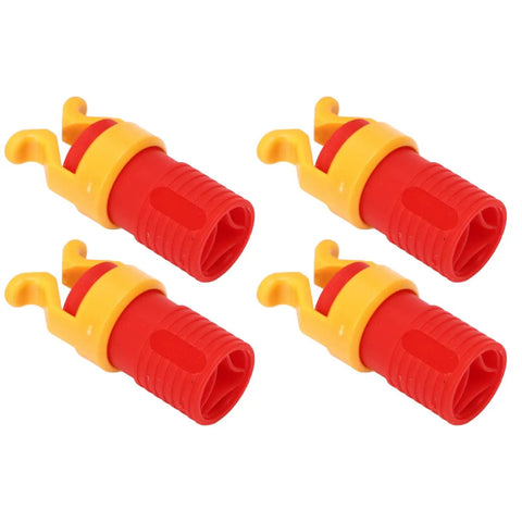 Hand Screw Clamps Set 10 Pack For Woodworking And DIYers ABS Screw Holder Gripper For Bit Holding Workholding Bench Use Secure Small Parts Positioning Compact Fixing Tool Kit For Woodworkers, 4 red and yellow ABS clamps