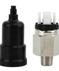 1/4 Inch NPT Pneumatic Adjustable Diaphragm Pressure Switch Integrated Normally Open And Closed, stainless steel body