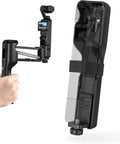 Osmo Pocket 3 Handheld Stabilizer Grip Case and Storage Set for Vlog Creators, detailed view of black grip and protective case.