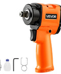 Shop Ready 1 2 Drive Pneumatic Impact Wrench Unleashes Killer 738 Ft Lbs Of Instant Bolt Breaking Power For Slim Stubby Grip and accessories.