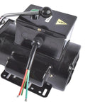 Close-up of a 3.7 Gallon Hydraulic Power Unit With 220V 3HP 2950 PSI Single Acting Pump showing wiring connections.