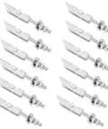 Heavy Duty Toggle Bolt Kit 12 Pieces With Wing Nuts For Drywall And Brick Walls Carbon Steel Galvanized Wall Anchors
