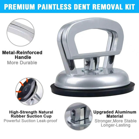 Heavy Duty Aluminum Dent Puller Kit 7 Pack For Car Dent Removal, single aluminum suction dent puller with reinforced handle