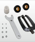 Front Mount Hydraulic Steering Seal Kit With Pin Wrench HS5157 For HC5345 And Related SeaStar Cylinders Bleed Kit Included