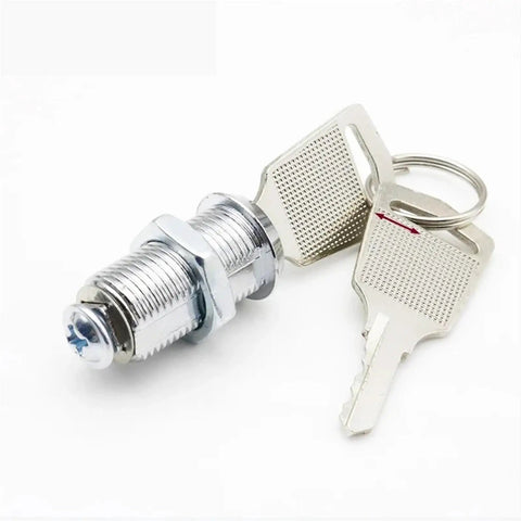 Mini Cam Lock With Two Keys For Cabinet And Drawer Hardware 12mm Diameter Zinc Alloy Breezy Install Built To Last