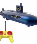 Mini RC Submarine With 2.4GHz Remote Control Six Channel Sub Boat For Submerged Runs And Surface Floats DIY Underwater Toy