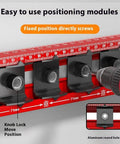 BXRSRTZ Spirit Level Gift Idea Decor Kit showing easy-to-use positioning modules and aluminum measuring marks.