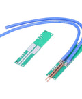 Pure Copper DIY Spot Welding Pen Kit for handheld electronics repair showing copper pads and blue wires