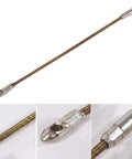 Heavy Duty Electrical Wire Threader Spring Puller No Fuss Multipurpose Cable Guide For Network Wiring And Cable Fishing, Electric Wiring Tool, 23 cm metal threader