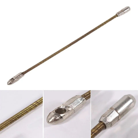 Heavy Duty Electrical Wire Threader Spring Puller No Fuss Multipurpose Cable Guide For Network Wiring And Cable Fishing, Electric Wiring Tool, 23 cm metal threader