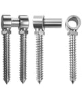 Commercial Grade Heavy Duty Barn Door Hinges Dog Gone Tough With Rust Resistant 304 Steel for gate screws, multiple sizes and shapes.
