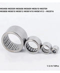 Heavy Duty Needle Roller Bearings With Reinforced Stamped Shell Fully Greased For Zero Drag And Ridiculously Smooth Spinning ideal for hydraulic use, various sizes.