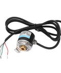 Two Phase Hollow Shaft Incremental Rotary Encoder 3000 To 6000 RPM DC 5 To 24V With 5 Point 7 Foot Cable Industrial Automation Sensor For Motors CNC Robotics Lightweight Durable Easy Install, hollow shaft with wires