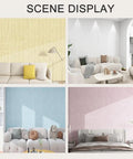Level Up Your Walls With Thermal Insulated Peel And Stick Wallpaper Self Adhesive Xpe Foam Panels For Heat Blocking Noise Dampening And Easy Decor That Truly Hits Different in various room settings.