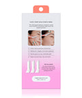 Back packaging of Dermaplane Starter Kit with instructions, handle, and three refill blades for peach fuzz removal.