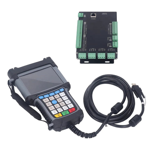 3 Axis CNC Motion Control System Kit With Color Display For Precision Tool Change On Factory Floor A Pro Workhorse With 16 Input 8 Output Stepper Board And 16 Input 16 Output Servo Board Plus 0 To 10 Volt Analog Output For Accurate Machine Control, handheld controller and cable