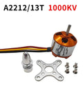 Planetary Gear Motor Kit For RC Aircraft And Drones With Brushless Motor And 30A ESC SG90 Micro Servo And 6 To 8 Inch Propeller Set Multiple KV Options From 930KV To 2200KV High Torque Compact Design For Aeromodelling, featuring an A2212 1000KV motor and mounting accessories