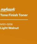 Light Walnut Wood Finish Toner Spray for Fast Furniture Touch Ups and Cabinet Repairs with clear label and color details.