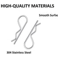 Six Pack Heavy Duty Cotter Pins M4x85mm Stainless Steel Built Tough For Trailer Hitches And Towing Gear R Clips Hairpin Clips