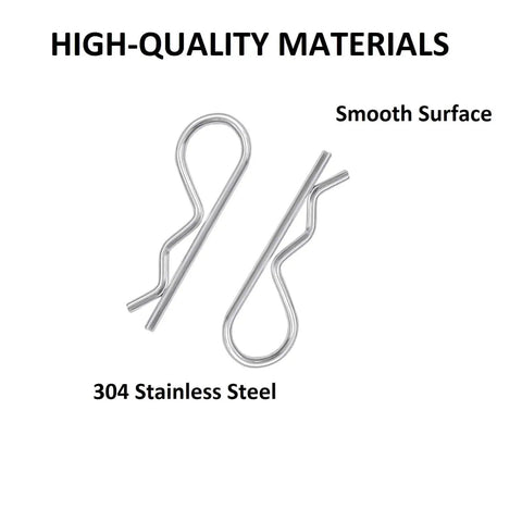 Six Pack Heavy Duty Cotter Pins M4x85mm Stainless Steel Built Tough For Trailer Hitches And Towing Gear R Clips Hairpin Clips