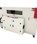 Dinenovate Industrial Heat Shrink Tunnel Machine With Energy Saving 304 Stainless Steel Heating Tubes For High Efficiency Production Runs On 220V 3PH 13KW Power Supply Systems For Packaging Operations, showcasing front view with control panel.