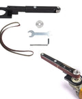 Badass Heavy Duty Belt Sander Attachment For 100 And 125 Mm Angle Grinders Quick Swap all steel accessories and tools.